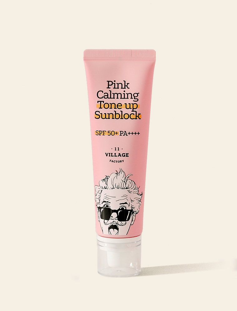 Pink Calming Tone Up Sun Block SPF 50+ PA++++
